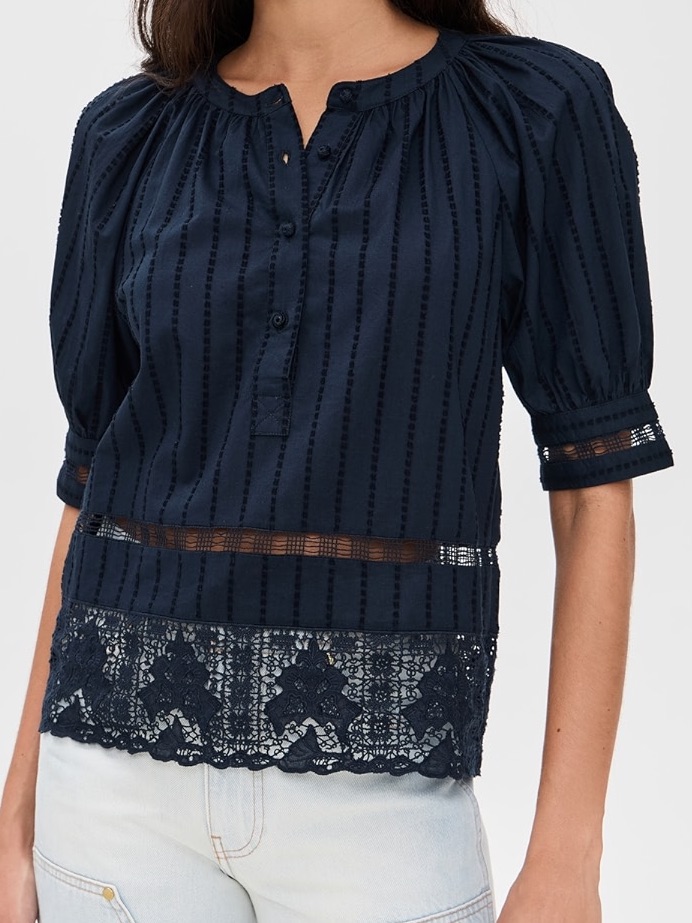 Ulla Johnson Faye Puff Sleeve Blouse